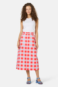Gorman - Gimme Gingham Denim Skirt - check