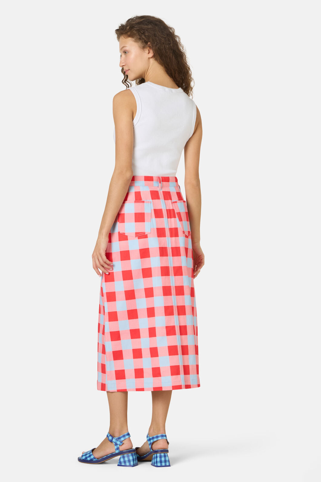 Gorman - Gimme Gingham Denim Skirt - check