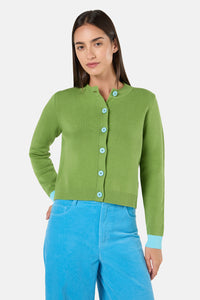 Gorman - Limewire Cotton Cardigan - lime
