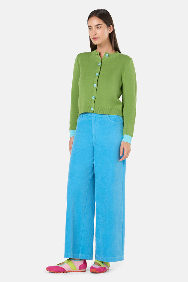Gorman - Limewire Cotton Cardigan - lime