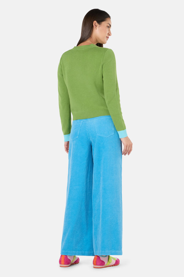 Gorman - Limewire Cotton Cardigan - lime