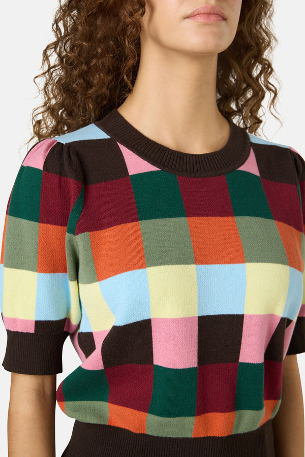 Gorman - Camp Check Cotton Knit Top - check