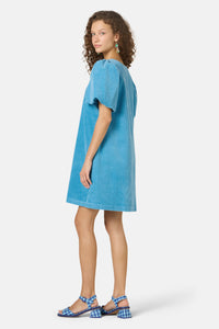 Gorman - Tallulah Corduroy Smock Dress - light-blue