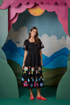 Gorman - Paisley Parade Tiered Dress - black