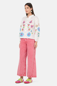 Gorman - Paisley Parade Blouse - white