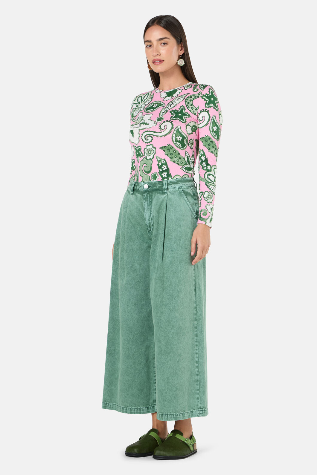 Gorman - Paisley Parade Long Sleeve Top - pink