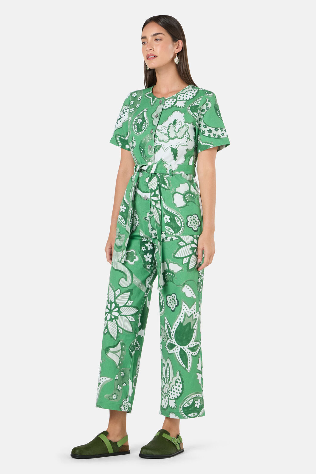 Gorman - Paisley Parade Boiler Suit - green