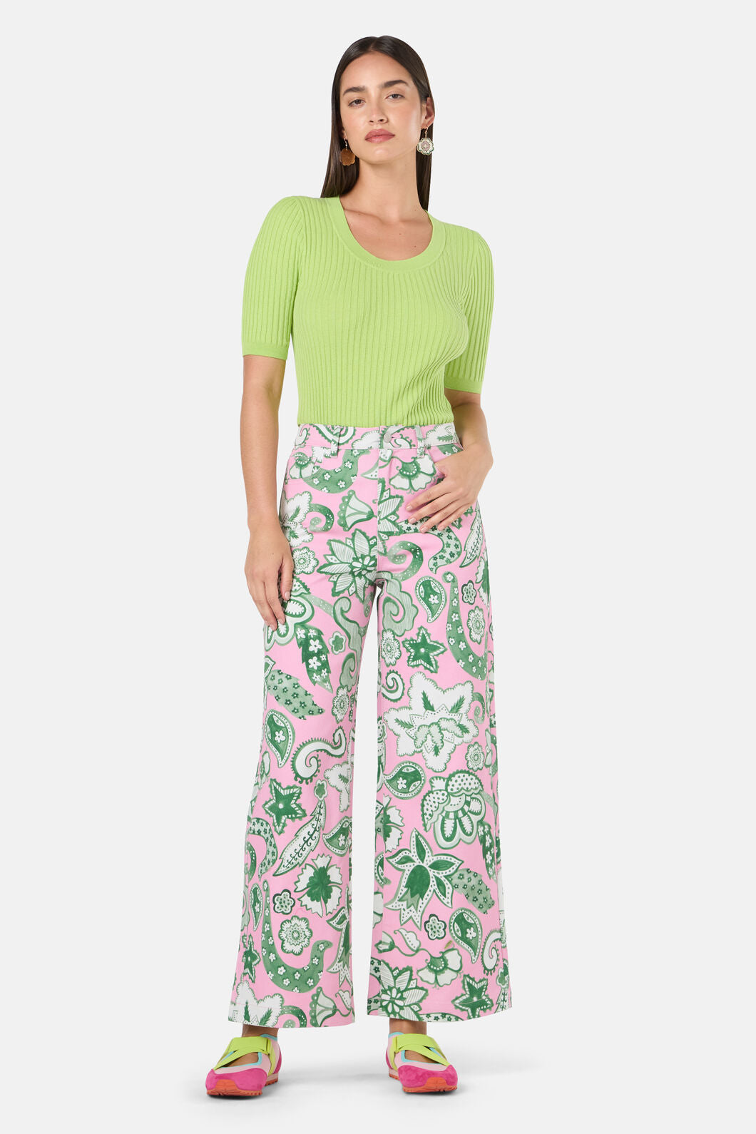 Gorman - Paisley Parade Jean - pink