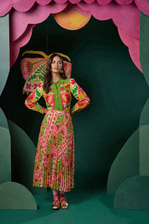 Gorman - Metamorphosis Pleat Skirt - print