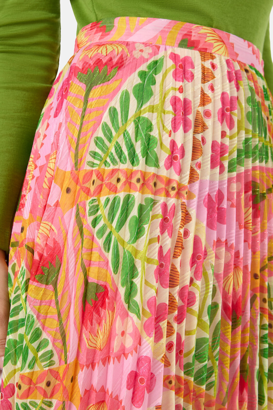 Gorman - Metamorphosis Pleat Skirt - print
