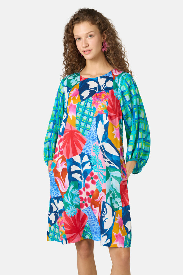 Gorman - Montage Print Short Dress - print