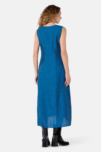 Gorman - Inky Spliced Linen Dress - multi