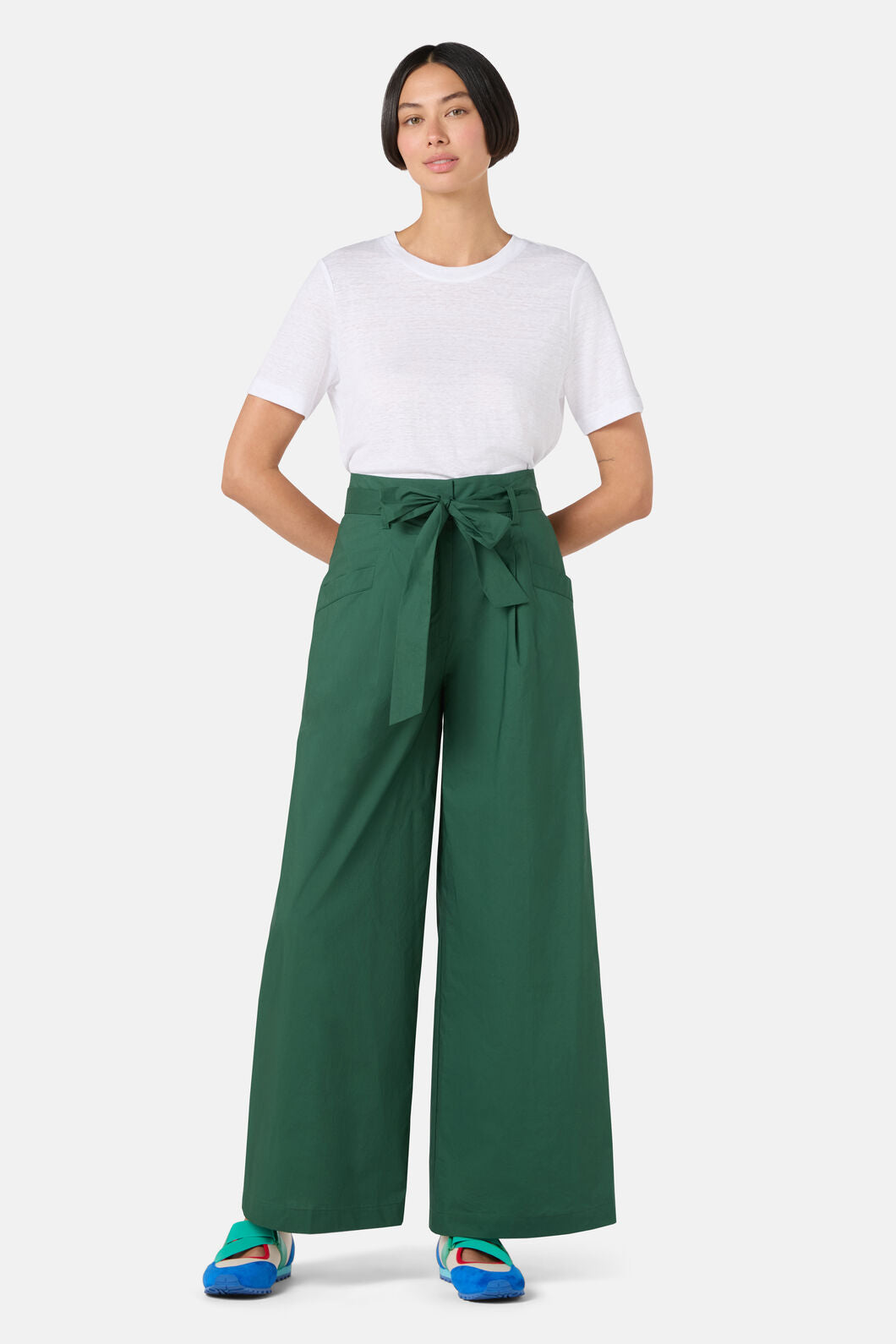 Gorman - Rebecca Tailored Wide Leg Pant - green