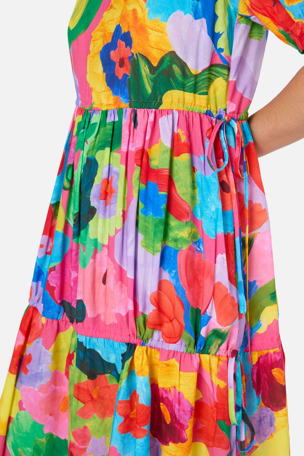 Gorman - Expressionist Tiered Dress - print