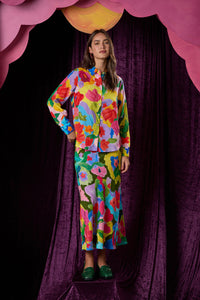 Gorman - Expressionist Slip Skirt - print