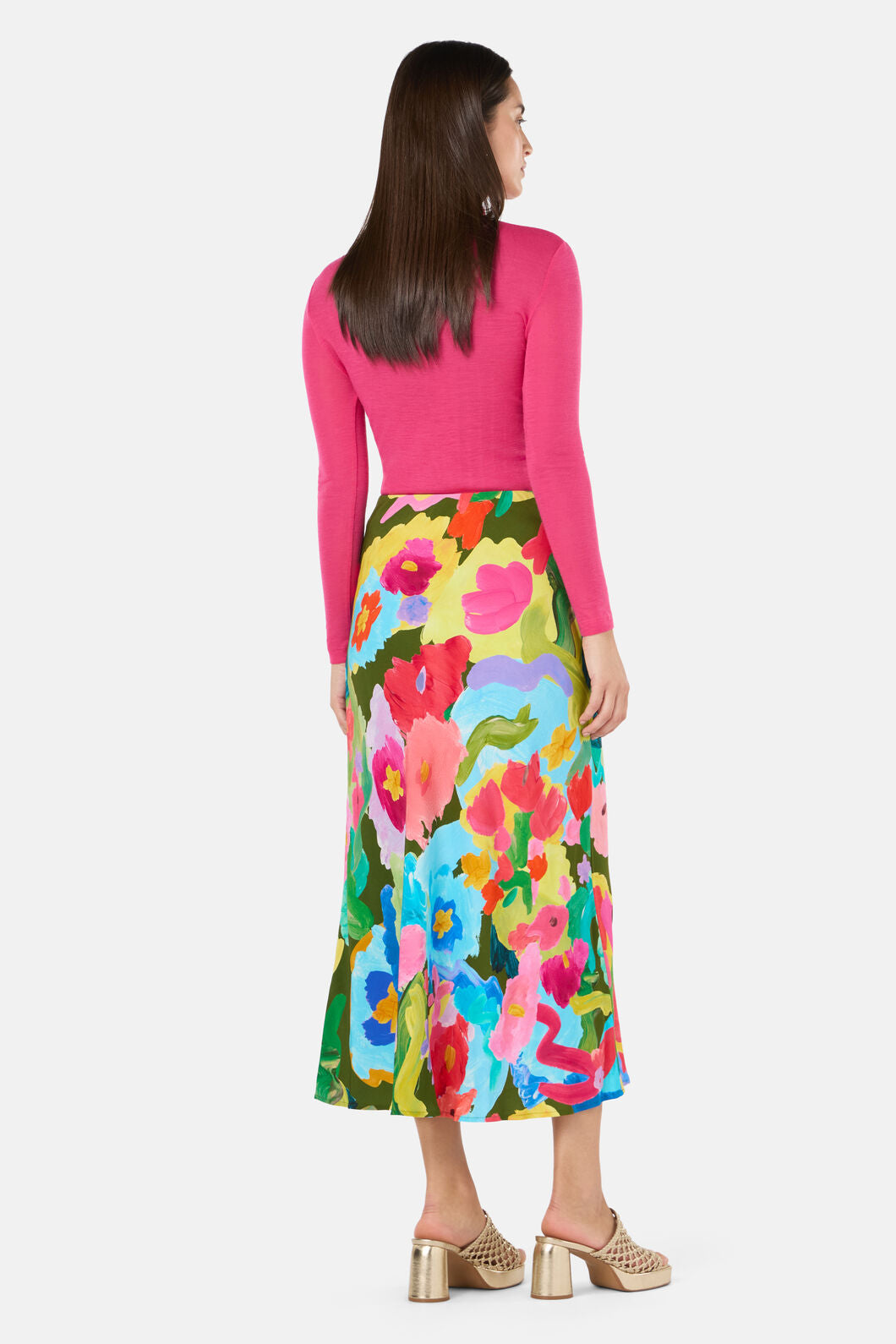Gorman - Expressionist Slip Skirt - print
