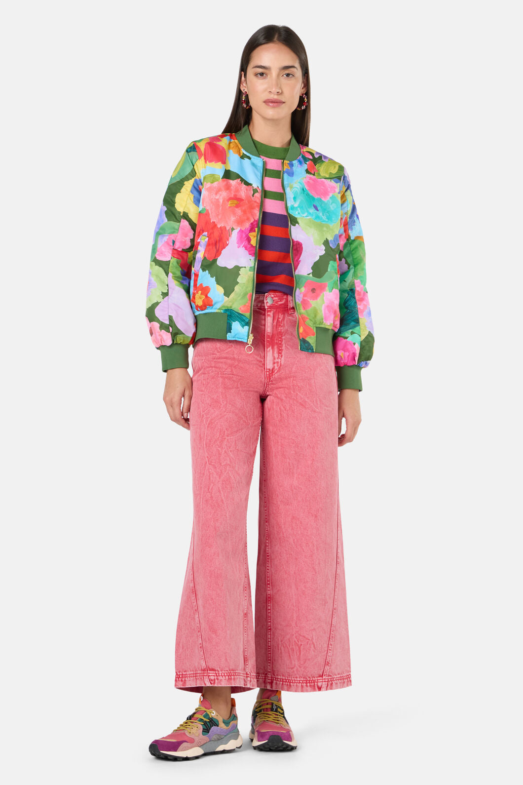 Gorman - Expressionist Reversible Bomber - olive