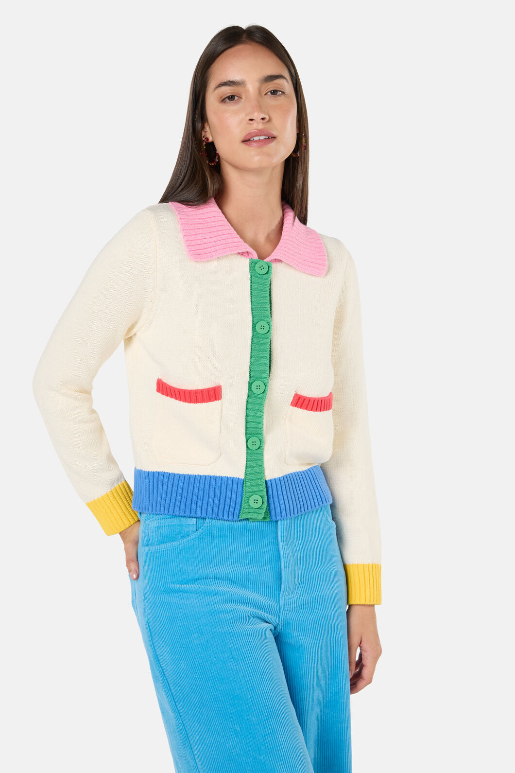 Gorman - Colour Play Cardigan - cream