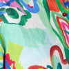 Abstract Flower Linen Shirt