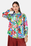 Gorman - Abstract Flower Linen Shirt - print
