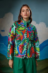 Gorman - Abstract Flower Quilted Jacket - print