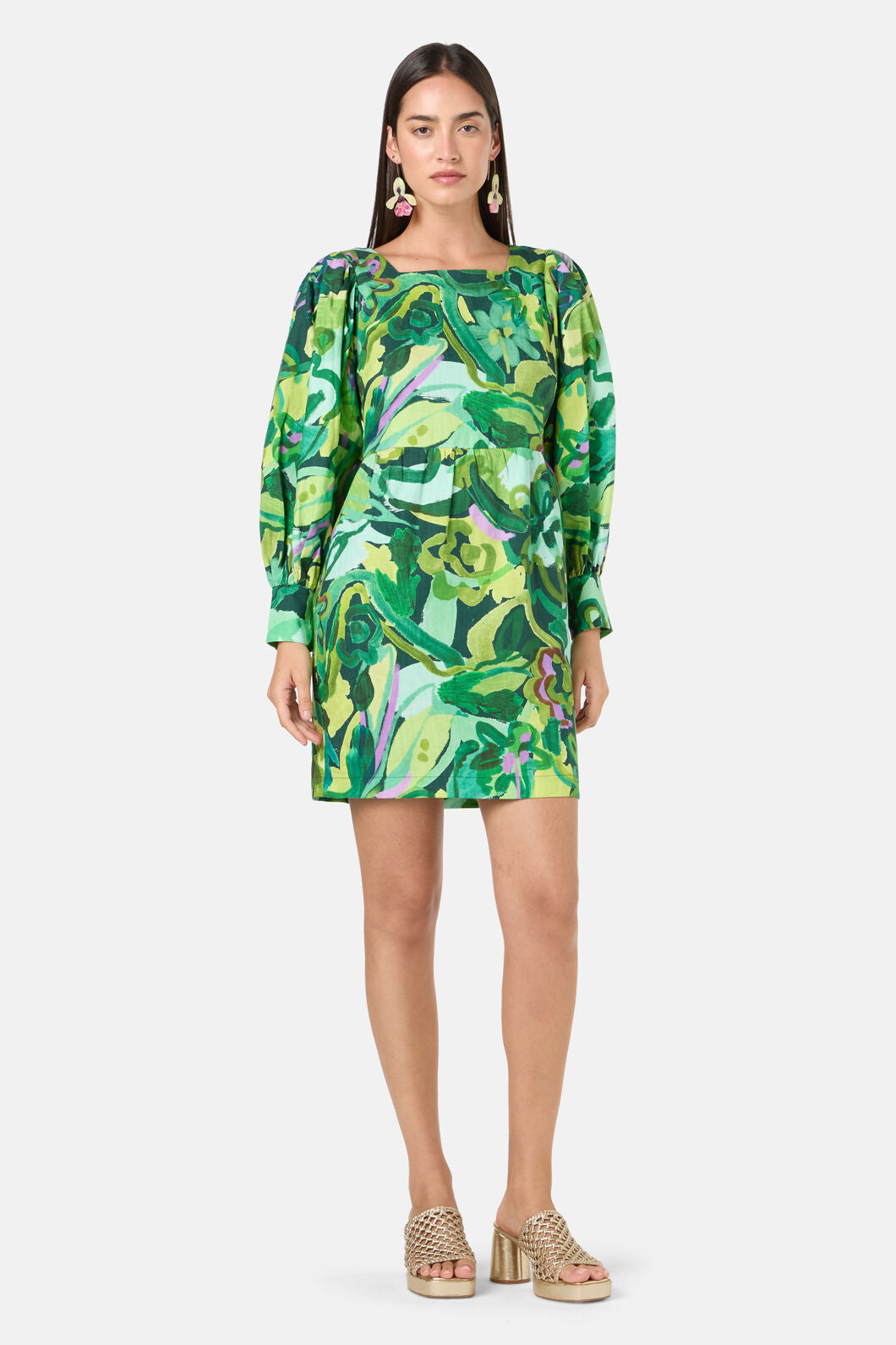 Gorman - Abstract Flower Short Dress - print