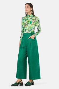 Gorman - Abstract Flower Merino Polo - print