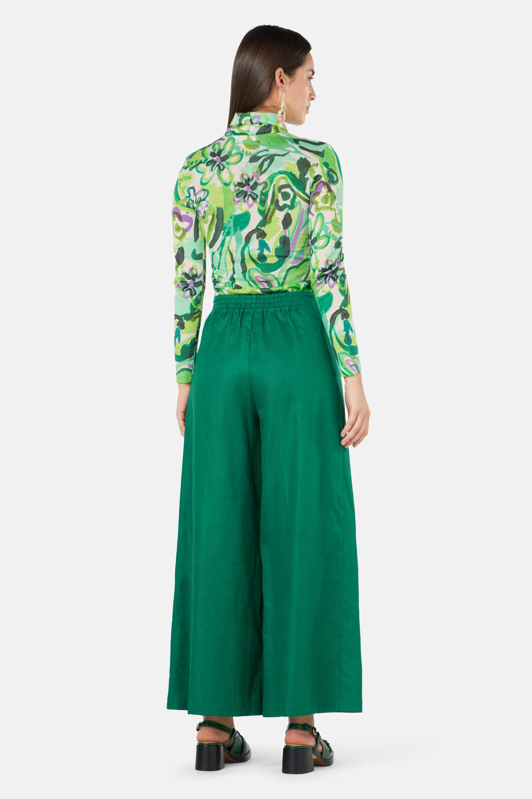 Gorman - Abstract Flower Merino Polo - print