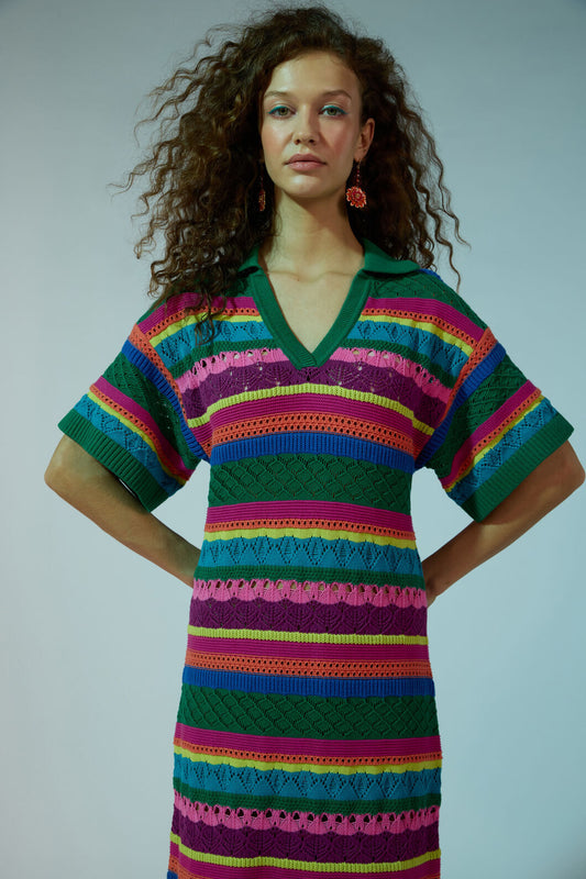 Gorman - Stripetastic Cotton Knit Dress - stripe