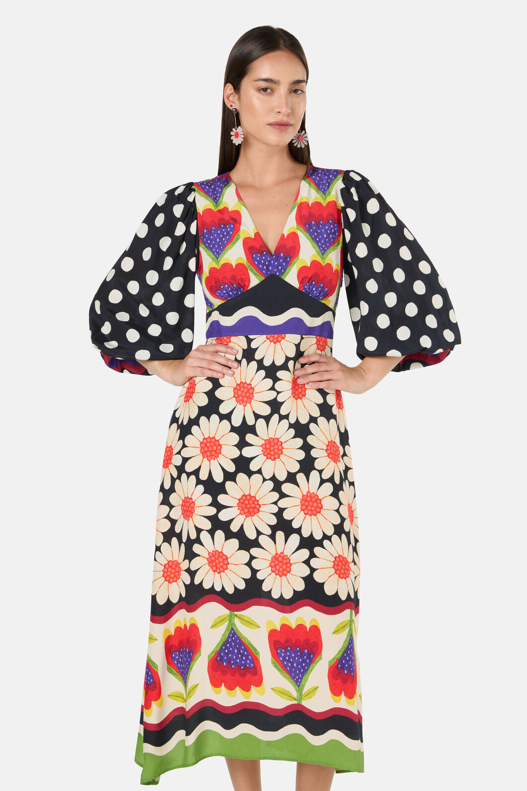 Gorman - Blooming Daisy Print Long Dress - print
