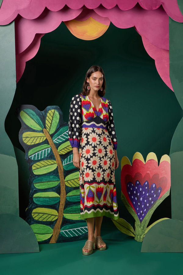Gorman - Blooming Daisy Print Long Dress - print