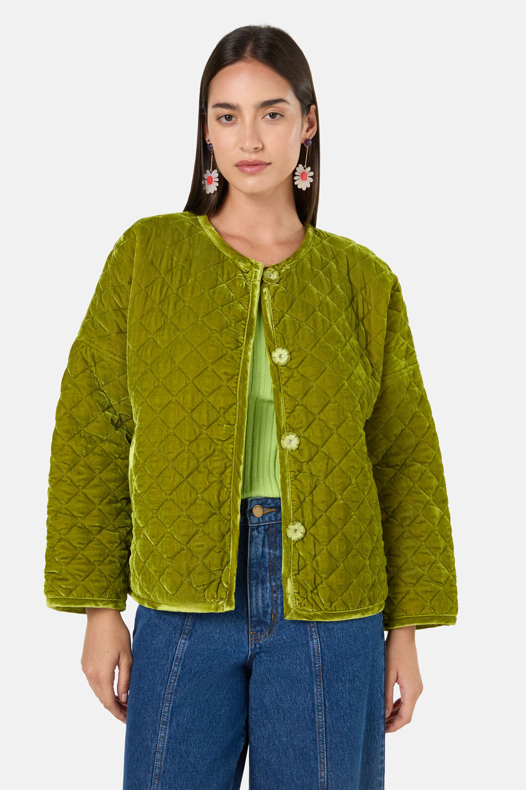 Gorman - Blooming Bird Print Jacket - green