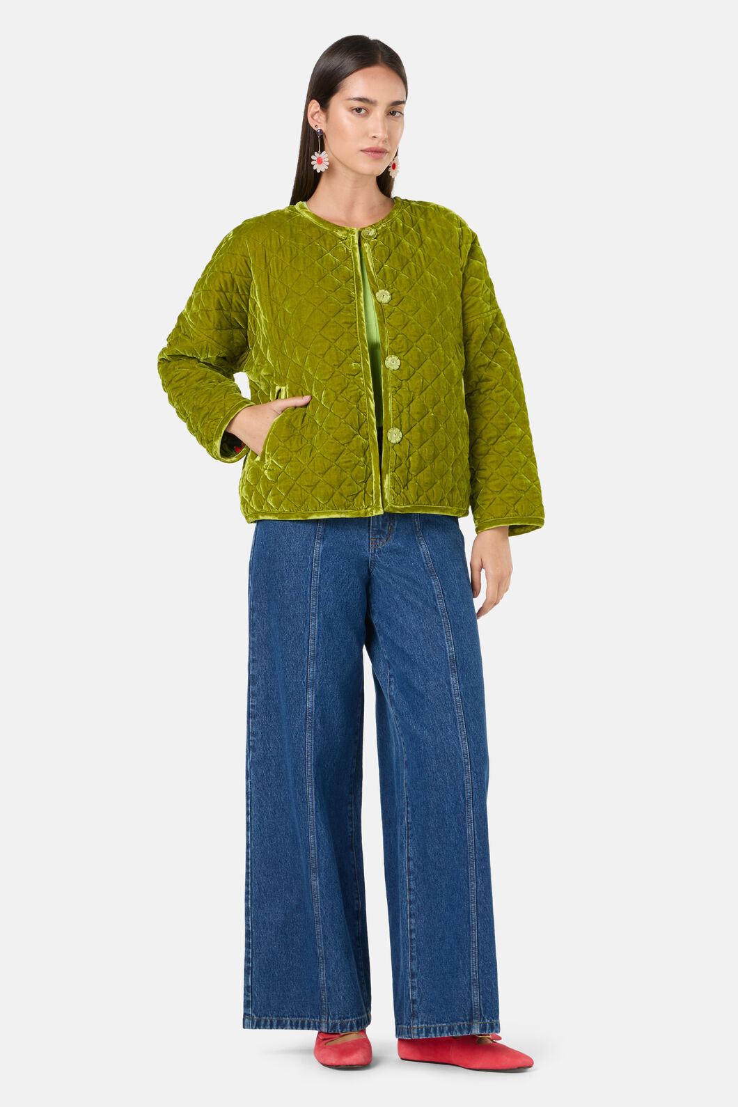 Gorman - Blooming Bird Print Jacket - green