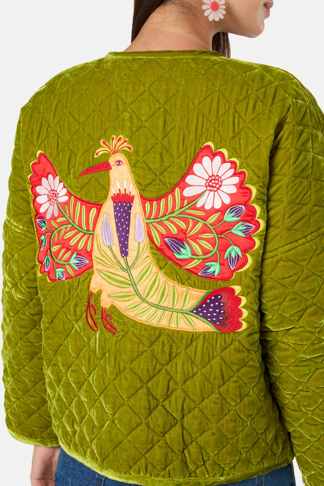 Gorman - Blooming Bird Print Jacket - green