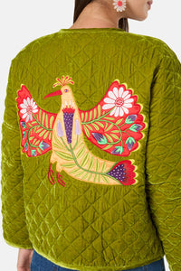 Gorman - Blooming Bird Print Jacket - green