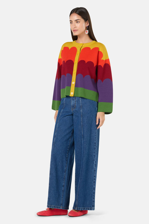 Gorman - Blooming Bird Cardigan - multi