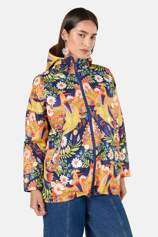 Gorman - Blooming Bird Raincoat - print