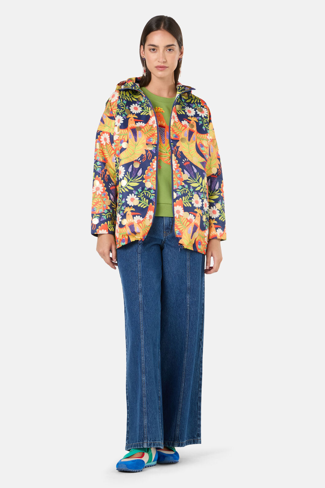 Gorman - Blooming Bird Raincoat - print