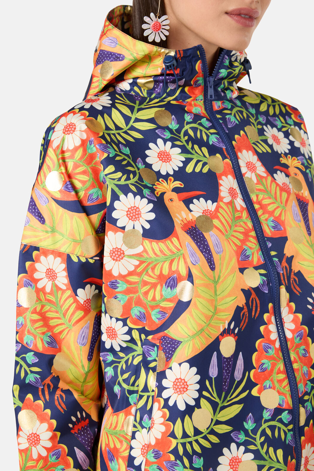 Gorman - Blooming Bird Raincoat - print