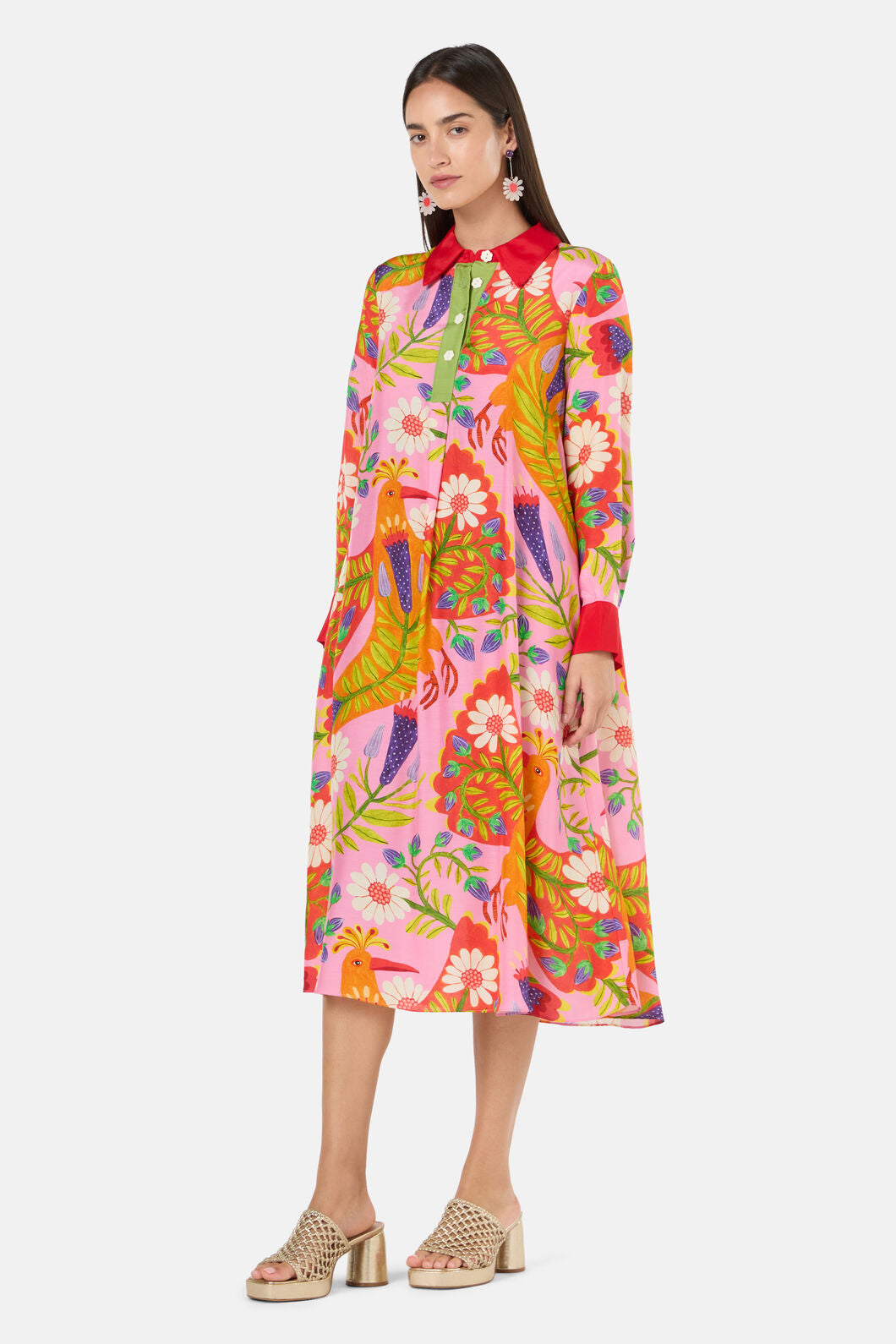 Gorman - Blooming Bird Print Dress - print