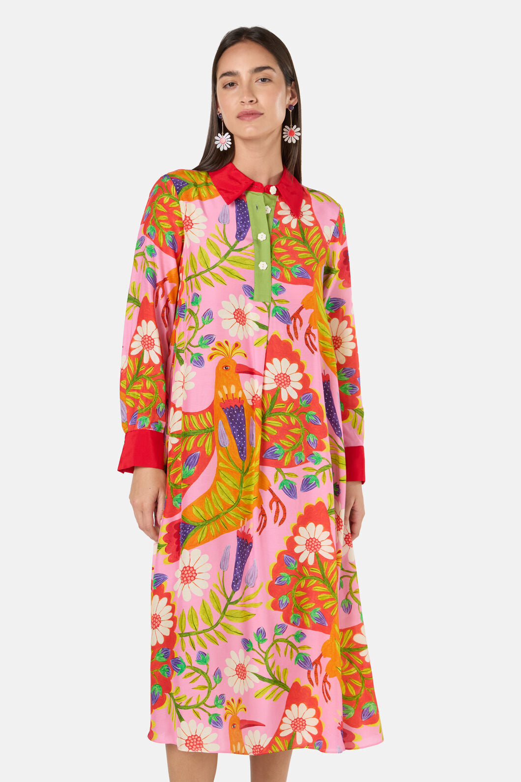 Gorman - Blooming Bird Print Dress - print