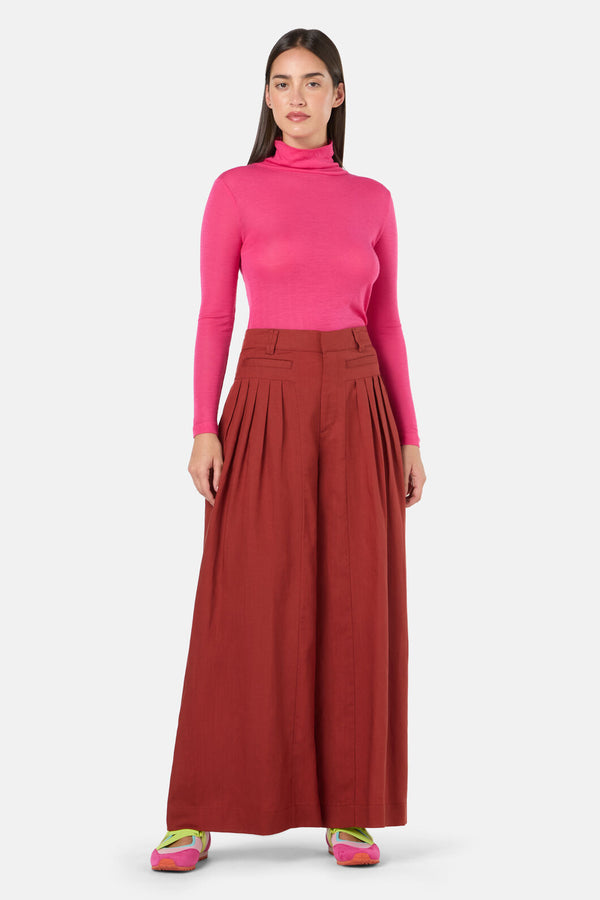 Gorman - Merino Polo Top - pink