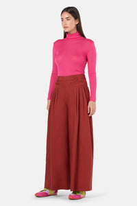 Gorman - Merino Polo Top - pink