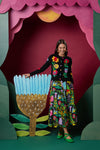 Gorman - Whimsical Blooms Midi Skirt - print