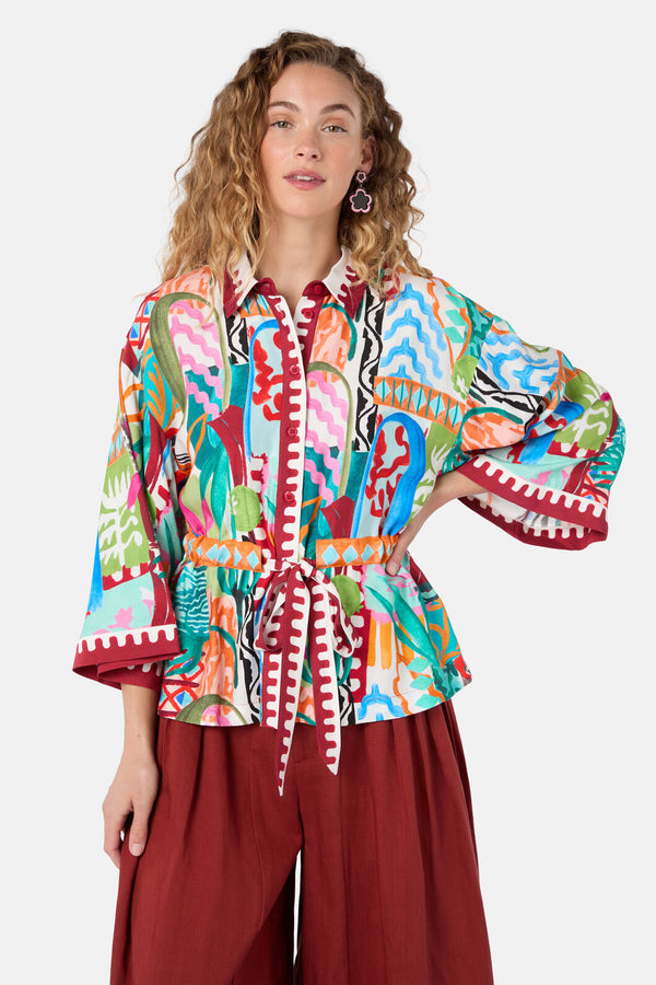 Gorman - Morocco Kimono Shirt - print