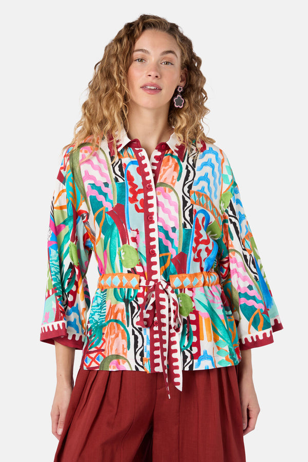 Gorman - Morocco Kimono Shirt - print