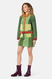 Gorman - 70’s Patch Suede Jacket - multi