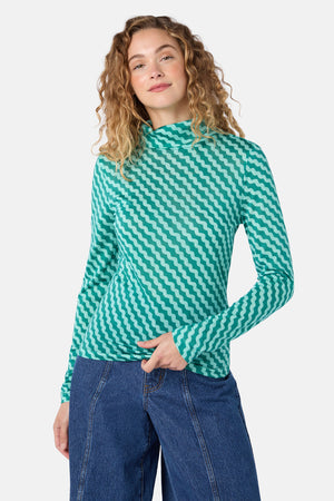 Gorman - Wavy Days Merino Polo - blue