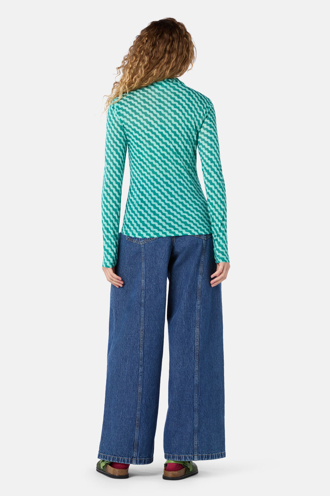 Gorman - Wavy Days Merino Polo - blue
