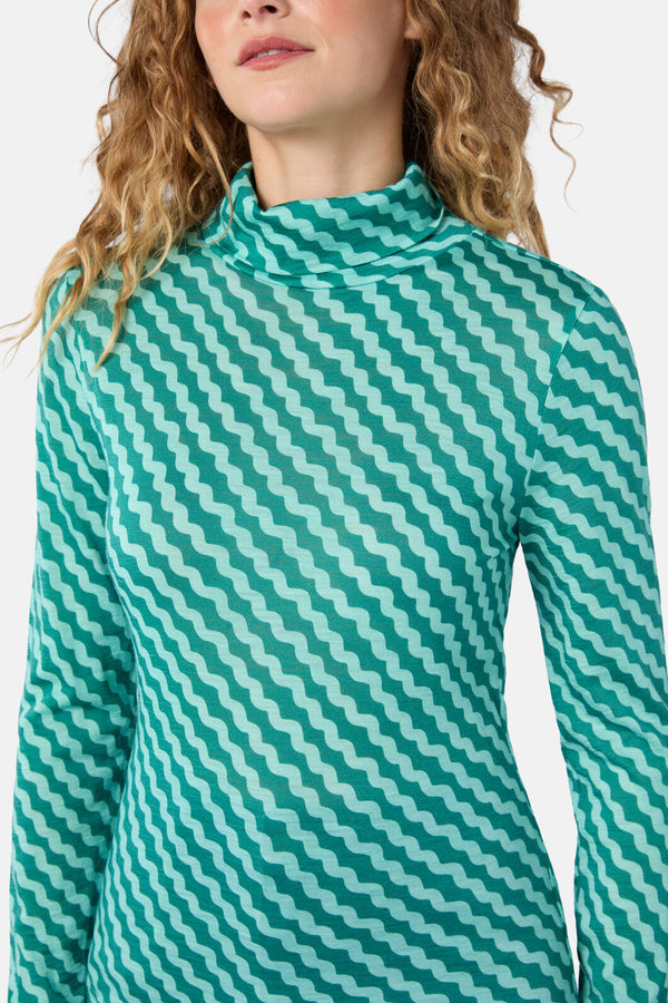Gorman - Wavy Days Merino Polo - blue